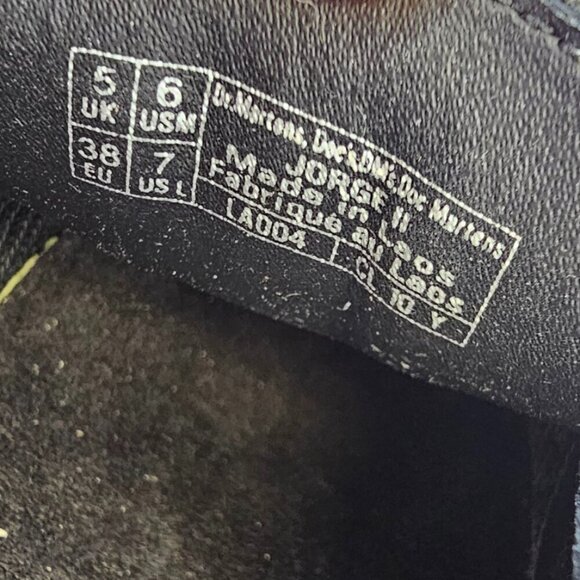 Dr Martens Womens Jorge ll, Slingback Mules, Clogs, Suede, Black, Size 7 - Picture 7 of 9